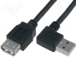 Кабел CAB-USB2AAF/2-K Кабел; USB 2.0; USB A гнездо, USB A щепсел; 1,8m